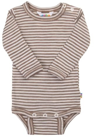 Joha Baby Langarm-Babybody Merinowolle-Seide Body