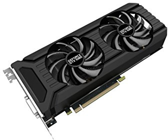 Palit GeForce GTX 1080 Dual OC 8 GB GDDR5 X PCI Express 3.0 Grafikkarte – Schwarz
