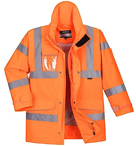 Portwest Extreme Parka Jacket, Color: Orange, Size: XXXL, S590ORRXXXL