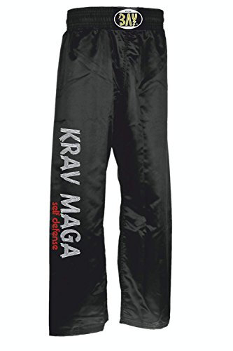 BAY® Krav MAGA Hose Satin schwarz (140)