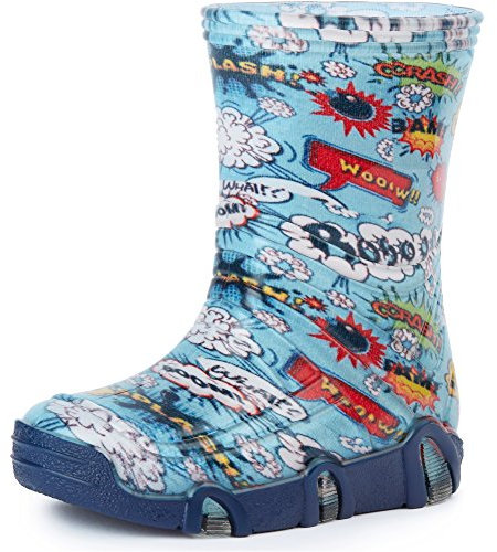 Ladeheid Kinder Mädchen Jungen Gummistiefel SwkBW 26 (Mehrfarbig Bang, 23/24 EU)
