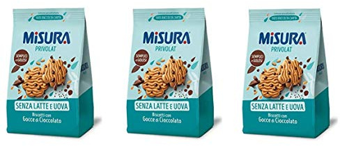 3x Misura Privolat Kekse mit schokolade tropfen 290g biscuits cookies brioche