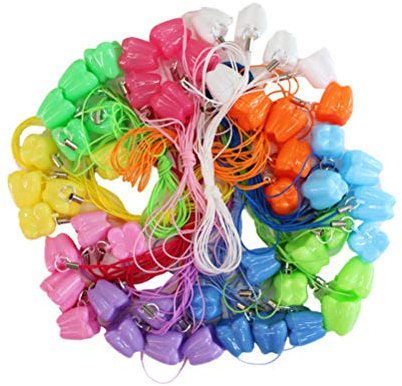 STOBOK 20pcs Baby Zahn Andenken Box Zahndose Milchzahndose Baby Kinder Erinnerungsboxen Geburtstag ( Farbe)