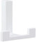 SIRO Mantelhaken Doradus 1 Breite 70 mm, Höhe 61 mm, ZN weiß