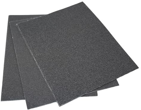 Dapetz ® 10 PC Emery Cloth Sanding Sheets 60/100/150 Grit for Wood, Metal, Maintenance, Deburring, and Polishing - Fine, Medium, Coarse Sandpaper 230mm x 280mm