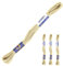 3 Docken Stickgarn je ca. 8m / Sticktwist 100% Baumwolle Stickerei verschiedene Farbwahl, Farbe :7932 mausgrau