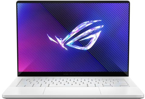 PC portable Asus ROG ZEPHYRUS G14 GA403UI DR0W Blanc AMD Ryzen 9 32G 1TB MVMe M.2 PCIe 4.0 SSD Nvidia GeForce RTX 4070 Ecran av