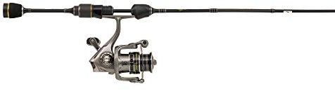 Abu Garcia Carabus AG Delicate Rods Spoon Ruten und Rollen combo set, Schwarz/Rot