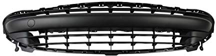 Grille centrale pare-chocs avant, compatible avec PEUGEOT 207 du 04/2006 au 05/2009