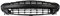 Grille centrale pare-chocs avant, compatible avec PEUGEOT 207 du 04/2006 au 05/2009