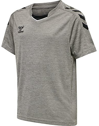 hummel Core XK Poly Trikot Kids Weiß grau, 10 (140) Kinder
