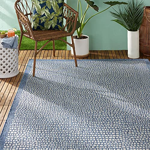 Tommy Bahama Marlin Transitional Indoor/Outdoor Area Rug, Blue, 7'10x10'2