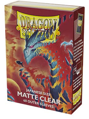 Arcane Tinmen Dragon Shield - Perfect Fit Japanese Size Outer Sleeves 60pk - Clear AT-13352