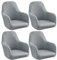 klkjk Stretch Stuhlhussen-Bezüge Stuhlbezug Mit Armlehne 2/4/6er Set Esszimmerstuhlbezug Hochlehner Stuhlbezug Schonbezug Stuhl Abdeckung Schonbezug Für Esszimmer, Büro Schutzhülle