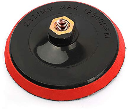 125mm M14 Hook and Loop Interface Backing Pad Polishing Sanding Angle Grinder for 5 inch Diamond Polishing Pads Sand Paper