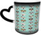 YINGD Tazza di ceramica inglese Bulldog tazza da caffè divertente cambiamento di colore tazza da viaggio tazza sensibile al calore in ceramica unica