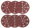 Wfix Craft IK88 Schleifscheiben 150mm Klett mit 48-Loch-Perforation für Exzenterschleifer | Körnungen P40 P60 P80 P120 P180 P240 je 10 Stück - 60er Profi Schleifpapier Set für Holzschliff