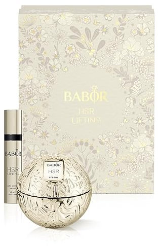 HSR Lifting Set, Anti-Aging Set bestehend aus Creme und Serum, Gegen Falten, Geschenkset, Für straffere und glattere Haut, 2 Teile