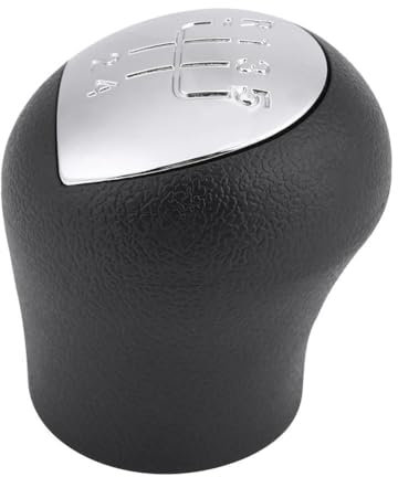 BOROCO Perilla De Palanca De Cambios Estilo De Coche Perilla De Palanca De Cambios De 5 Velocidades Compatible con Renault Clio - 2 Fases, KANGOO