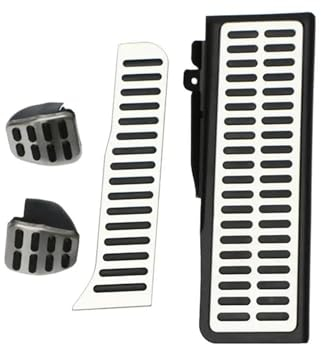 Fußstütze Bremse Pedalkappen Für Vw Für Tiguan Für Touran 2008 2009 2010 2011 2012 2013 2014 2015 2016 LHD Auto Pedale Abdeckung Edelstahl Gas Bremspedal Pads Zubehör Pedale ( Size : R With Rest )