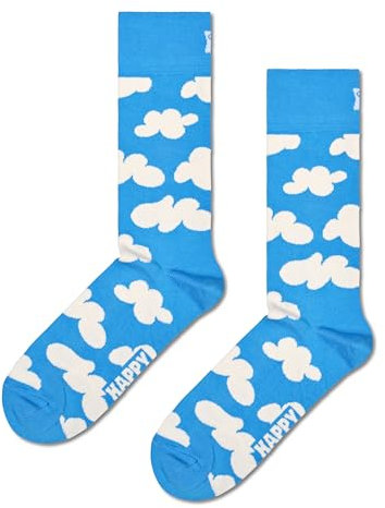 Happy Socks Unisex Cloudy Socken, Multicolor, 41-46
