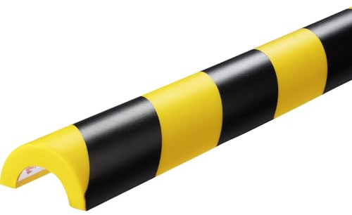 DURABLE | Rohrschutzprofil | Typ P30, 1-m-Profil, BxH 50 x 25 mm, gelb / schwarz