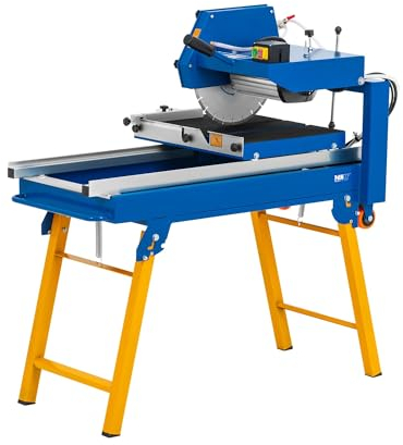 MSW Wet Tile Saw - 2500 W - 350 mm diamond blade - water cooling Wet tile saw Tile cutter Tile saw Porcelain tile cutter