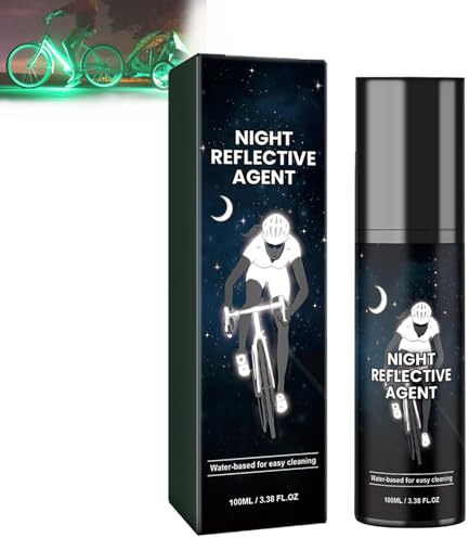 WQTHU Peinture en aérosol phosphorescente,100 ml,peinture en aérosol transparente qui brille en blanc dans le noir,peinture en aérosol fluorescente pour vêtements,skateboards,vélo (blanc)