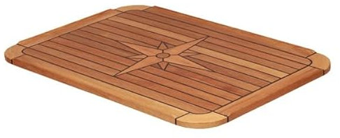 Boot & Motor Teak-Tischplatte Classic 51x75cm