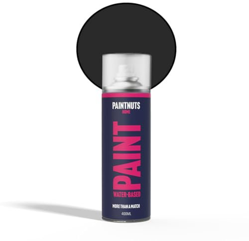 PaintNuts Water Based Multi-Surface Paint - RAL-9016 - TRAFFIC WHITE Satin 400ml Spray Can