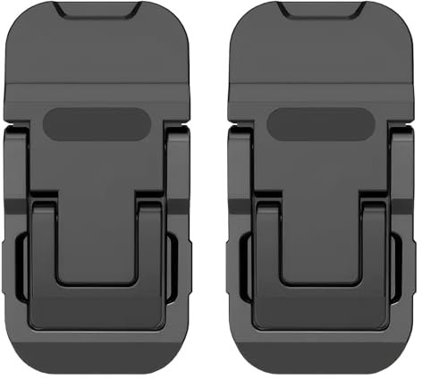 REBUCINA 2 PCS Portable Keyboard Riser, Laptop Riser,Mini Computer Keyboard Stand for Desk,Dual Tilt Angle Adjustment Foldable Self-Adhesive Keyboard Stand Feet Fits Most Keyboards