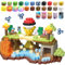 Magnetische Bausteine Blöcke 200 Stück 2.5CM Leuchtende Magnetbausteine für Kinder Magnetspiele Bauspielzeug Kreative Spielzeug Magnetic Blocks Geschenk für Jungen Mädchen ab 3 4 5 6 7 9 10-12 Jahre