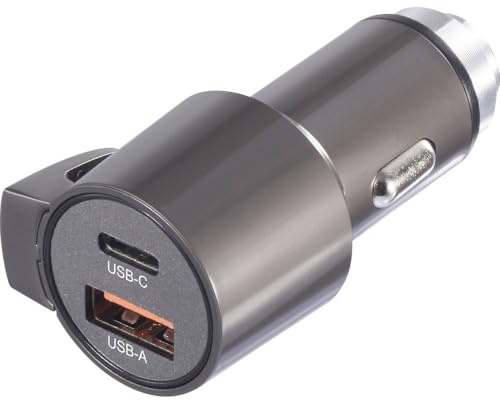 VOLTCRAFT VC-CPS-45W USB Ladegerät 1x USB-A, 1x USB-C® Schwarz KFZ
