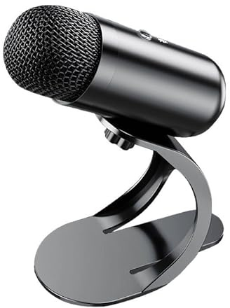 LIWEARE USB Mikrofon, Kondensator Mikrofon, Microphone PC USB C für Gaming, Podcast, Aufnahmen, Streaming, Desktop Hohe Sprachqualität Adapter für Phone, Kompatibel mit Mac, Winows