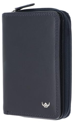 Golden Head Leder Geldbörse Polo RFID Protect RV-Börse 3317 Marineblau dunkelblau
