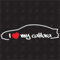 I love my Opel Calibra - Sticker , Bj 89-97