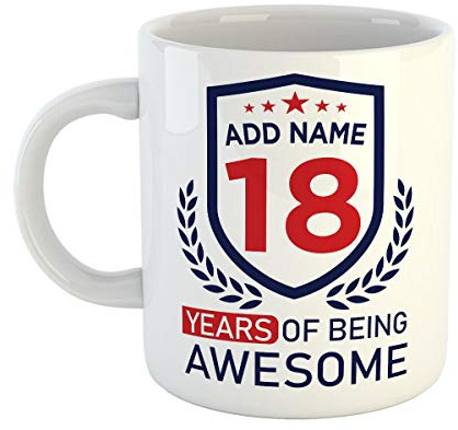 Being Awesome Birthday Gift Customised Mug for Men & Women - 18th 20th 21st 30th 40th 50th 60th 70th 80th Birthdays Present Personalised Mugs