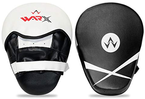 WARX® Curved Boxing Focus Pads Hook & Jabs Gloves Punch Bag Mitts Boxing MMA Kick Training