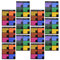 Operitacx 2023 Kalender Aufkleber Tabs 12 Blatt Monatliche Registerkarten Kalender Aufkleber Klebe Tabs für Notebook Notizblock Planer Journals