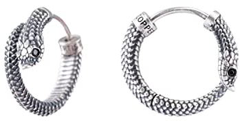 COPPERTIST.WU Hognose Schlangen Ohrringe silber 925 Schlangen Ohrringe für Frauen Hypoallergener Schmuck Geschenke. (S925)