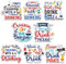 8pcs Large Cruise Door Magnets Decorations, Fruit Tropical Drink Door Magnetic Cruise Ship Funny Anchor Car Decorations for Fridge Refrigerator Carnival Cruise Party Supplies Favors