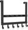 HapiRm Over Door Hanger - Stainless Steel Over Door Hooks, Rust Resistant Over Door Coat Hooks for Coats, Jackets, Purses, Bags, Robes, Clothes, Towels, Brush Finished - 11 Hooks