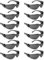Tinted Safety Glasses, One Size, Anti-Scratch, Impact Resistance (12 Pack)