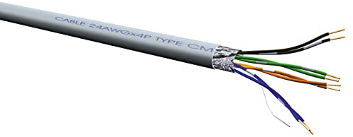 VALUE FTP Kabel Kat.5e (Class D), Massivdraht, Eca, grau, 300 m