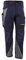 Grizzlyskin Bundhose Marine/Grau S48 - Unisex Workwear Arbeitshose für Männer und Damen mit vielen Taschen, Cordura-Schutzhose