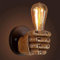 YNXing Antike Faust-Wandleuchte, die Vintage industrielle Wandlampe E27 Edison-Birnen-Unterseite für Korridor-Küchen-Schlafzimmer-Restaurant-Café beleuchtet (Rechte Hand)
