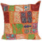 Orientalisches Patchwork Kissen MAR Bunt 40x40 cm mit Füllung Stickerei & Pailletten Boho Chic Deko-Kissen Couchkissen Sofa-Kissen & Geschenk-Idee Ostern Muttertag MA8803