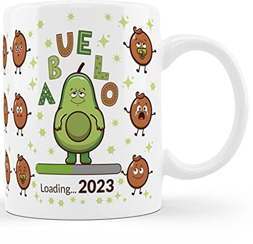 Bee Ingenious Taza Embarazada. Taza Aguacate abuelo Regalo madres o embarazada Regalos para mamas embarazadas Regalos originales para embarazadas primerizas (Abuelo 2023)