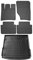 Fußmatten & Kofferraumwanne Set kompatibel mit Audi Q7 4LB 2006-2015 Gummi TPE Schwarz 5X