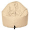 MB MILLINDABAG 2 in 1 Sitzsack für Kinder Jugendliche und Erwachsene Beanbag Sessel Kissen Indoor & Outdoor Gaminggeignet & bereits gefüllt Sitzkissen Bodenkissen (Beige, Durchmesser: 145 cm)